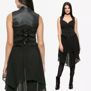 Disney | Maleficent: Mistress Of Evil Vest & Chiffon Skirt | Black | Large